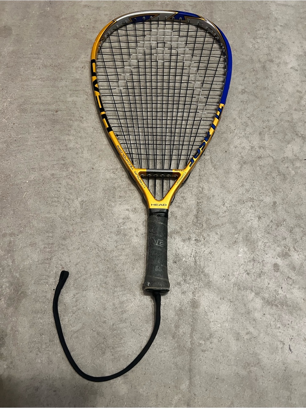 HEAD Ti.Laser Squash Racquet Racket with HEAD Ti.Laser Cover